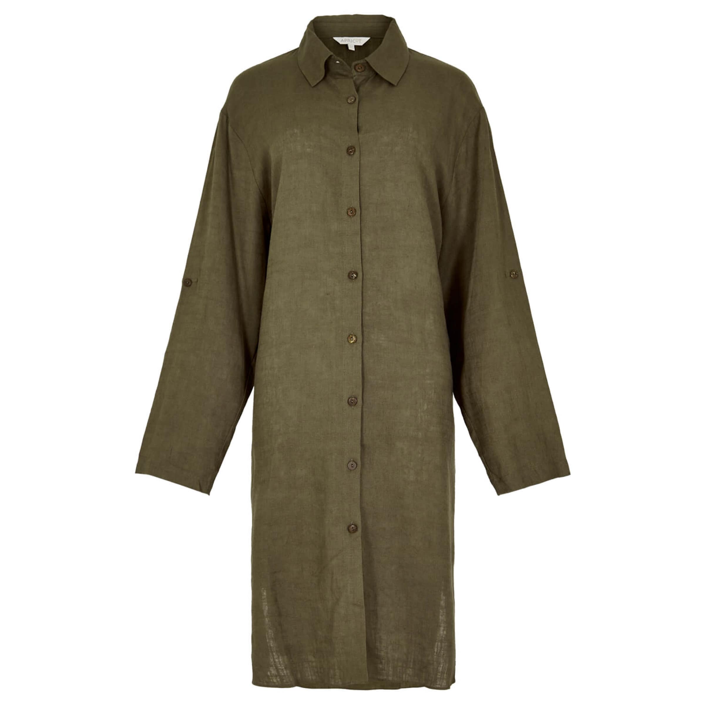 Abito camicia di Apricot in verde: frontale