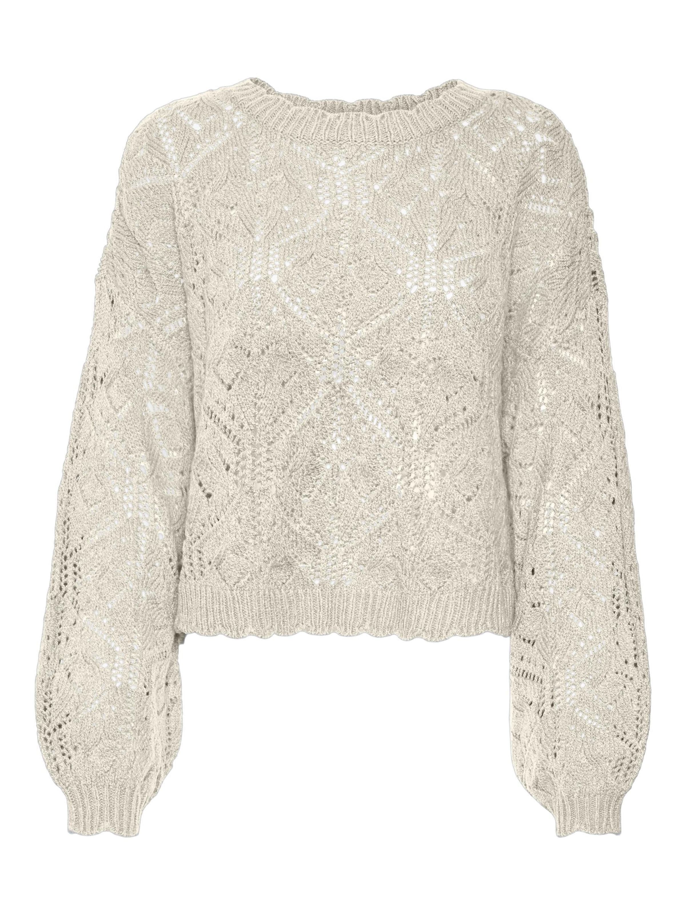 VERO MODA Pullover i beige: forside