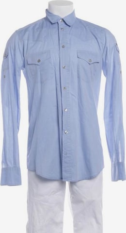 DOLCE & GABBANA Button Up Shirt in S in Blue: front
