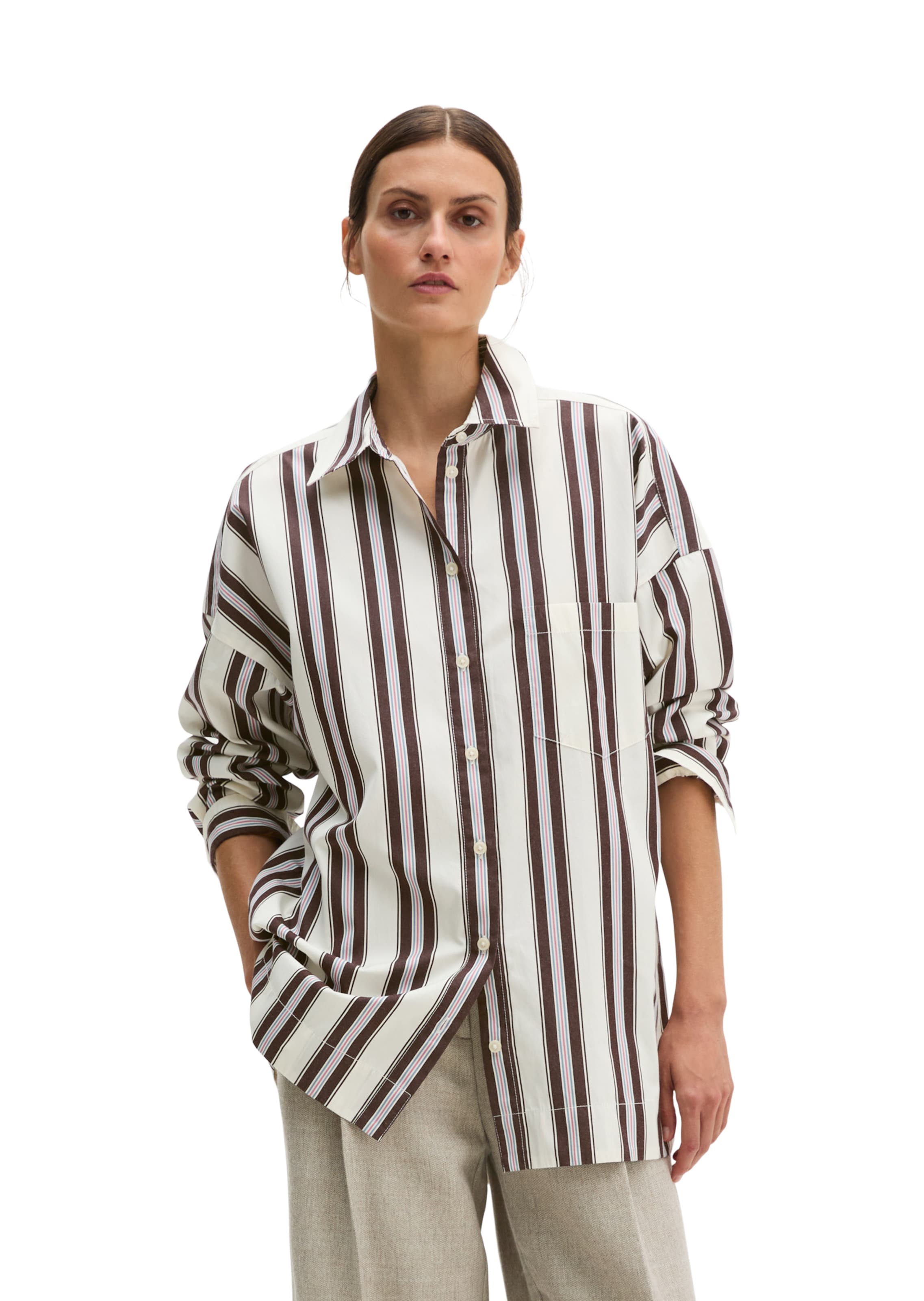 Marc O'Polo Bluse in Weiß: Vorderseite