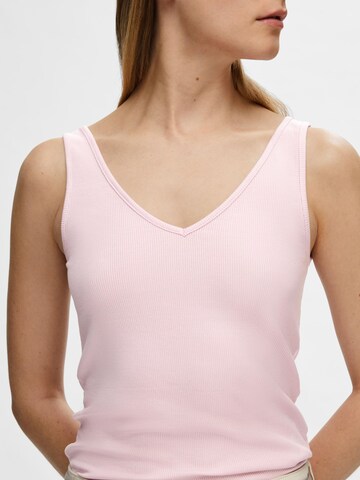 SELECTED FEMME Top in Roze