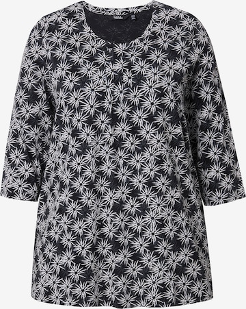 Ulla Popken Shirt in Black: front