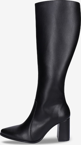 nae Vegan Shoes - Overknees 'IONA Black' em preto: frente