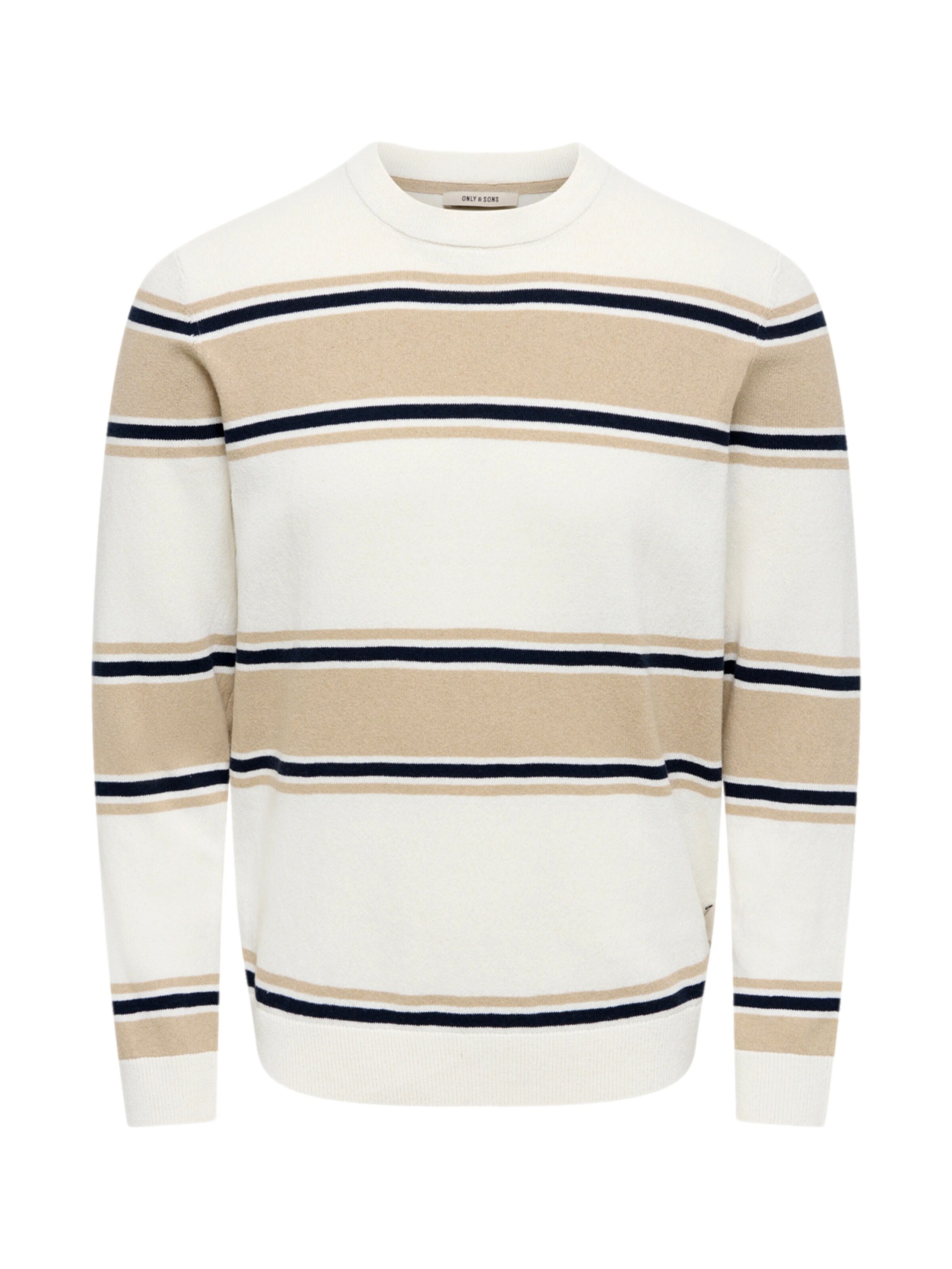 Only & Sons Sweater 'ONSRex' in Beige: front
