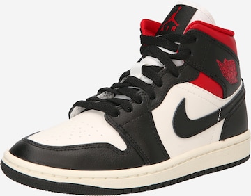 Jordan Korkeavartiset tennarit 'Air Jordan 1' värissä musta: edessä