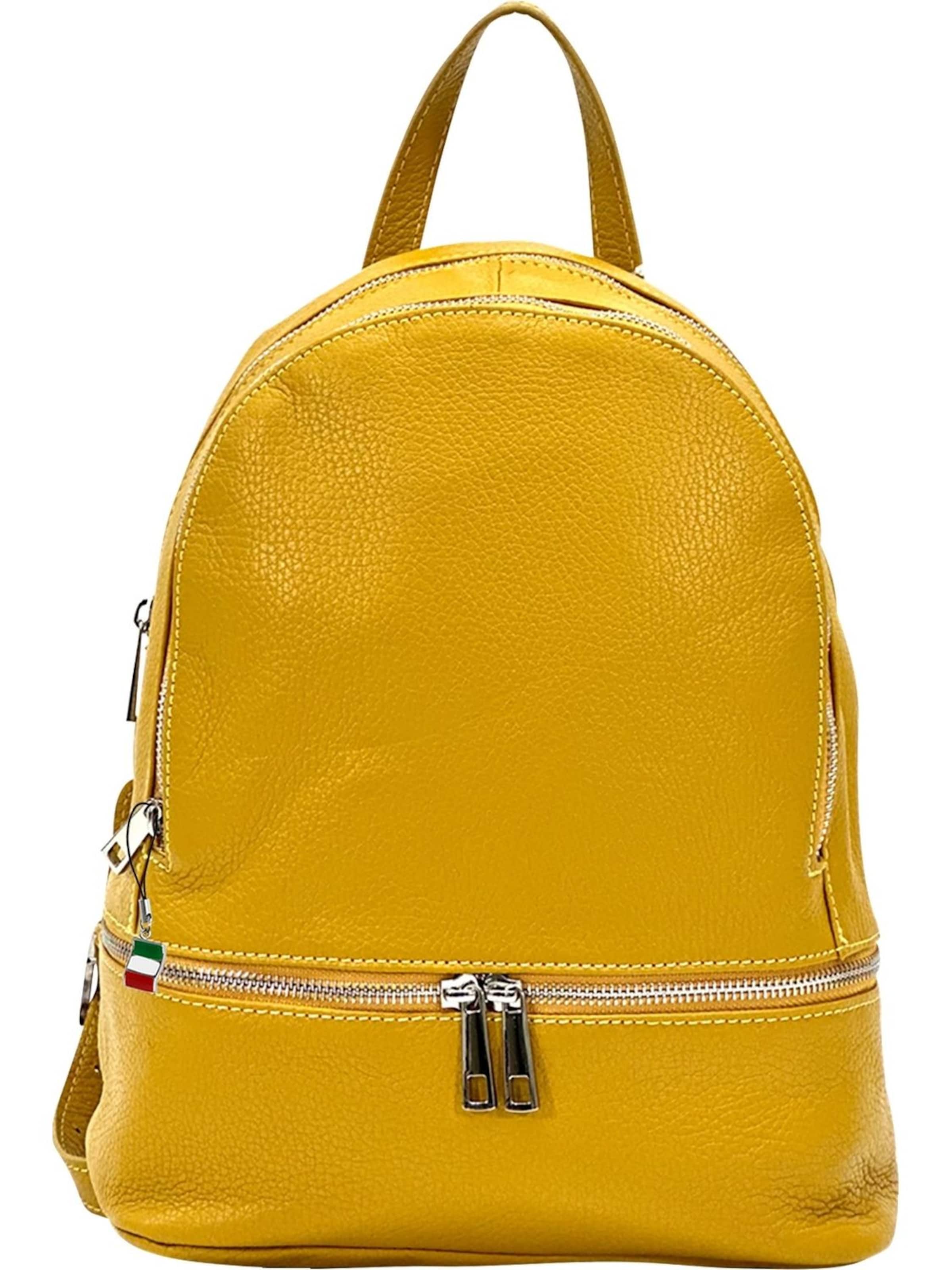 Sac à dos Florence en jaune : devant