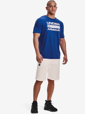 T-Shirt fonctionnel 'Team Issue' UNDER ARMOUR en bleu