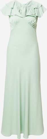 Oasis Evening dress 'Frill' in Green: front