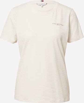 TOMMY HILFIGER T-shirt '1985' i vit: framsida