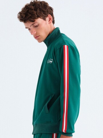 Rockupy Zip-Up Hoodie 'Squick' in Green