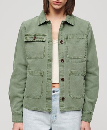 Superdry Between-Season Jacket 'Chore' in Green