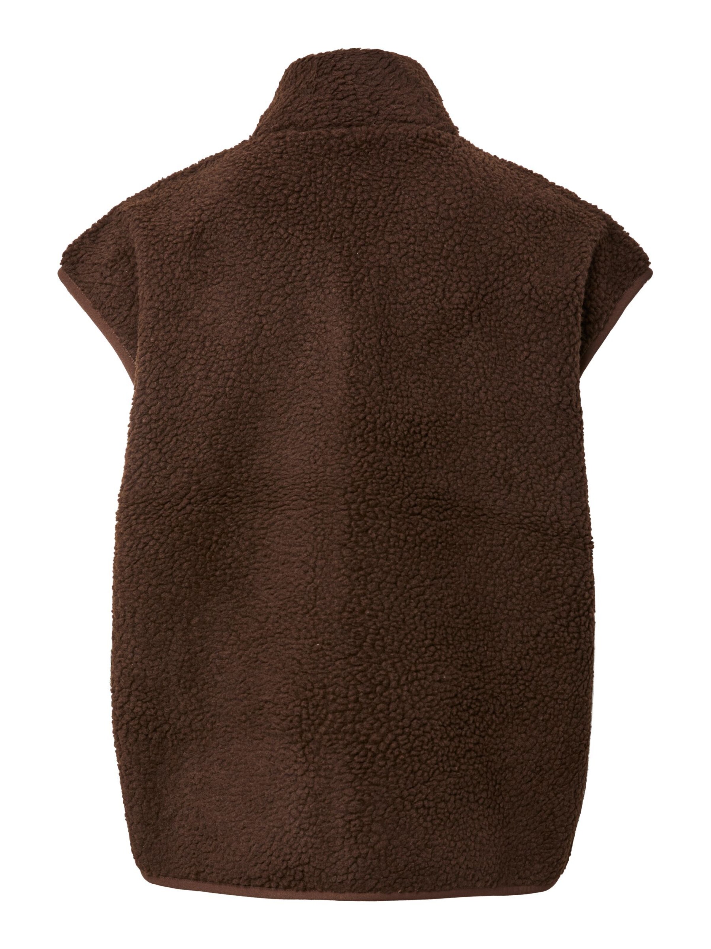 PIECES Bodywarmer 'PCSADIA' in Bruin