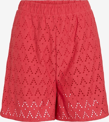 rožinė VILA Standartinis Kelnės 'VIAMALINA': priekis