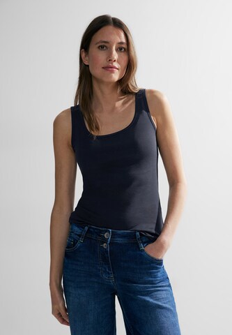 CECIL Top 'Linda' in Blauw: voorkant