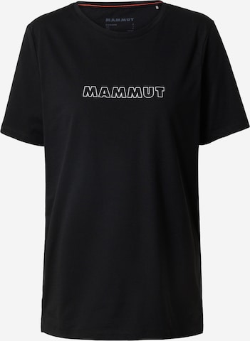MAMMUT - Camiseta funcional en negro: frente