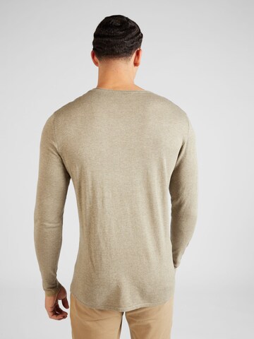 SELECTED HOMME Пуловер 'Rome' в сиво