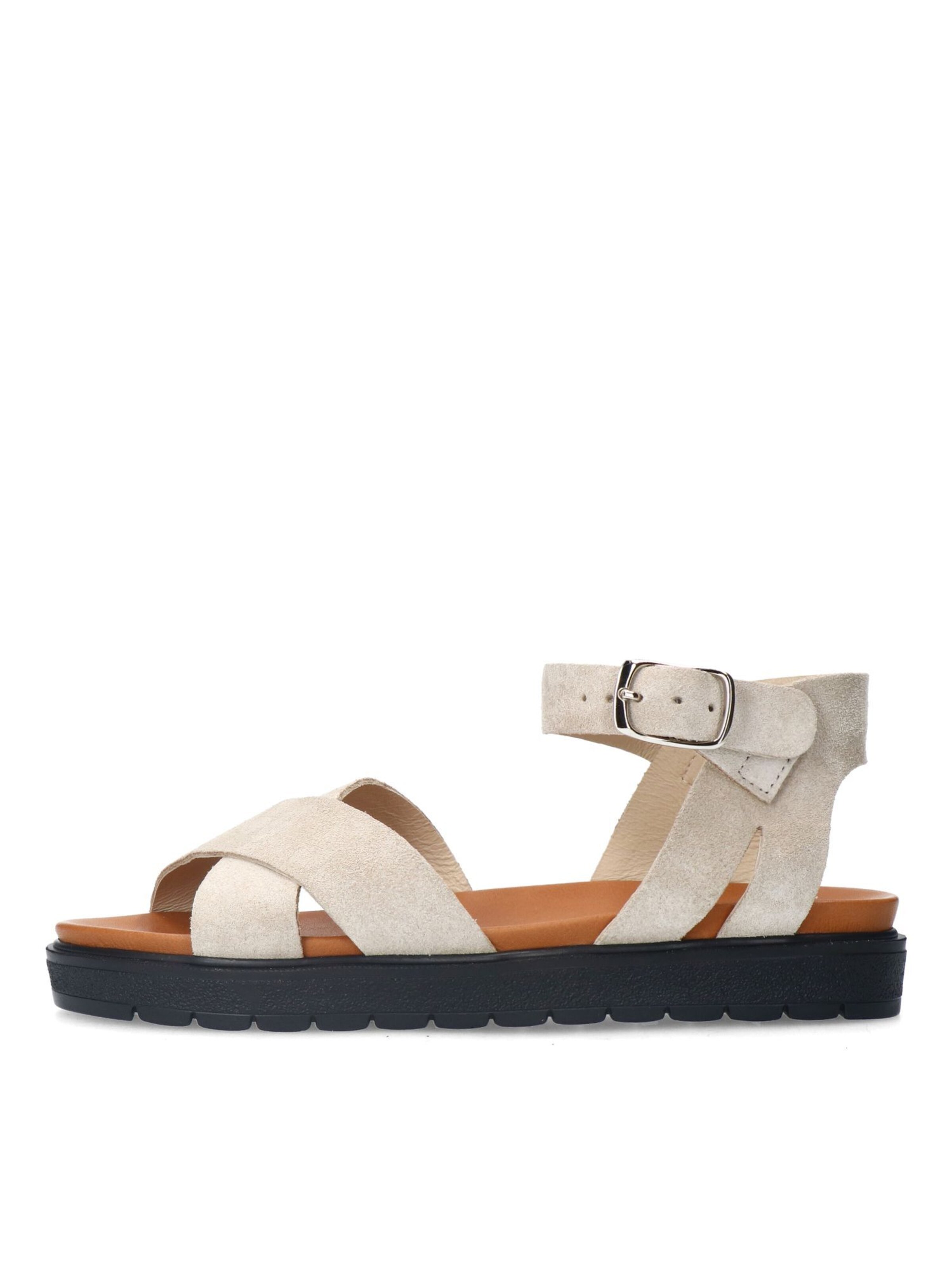 MANFIELD Sandaal in Beige