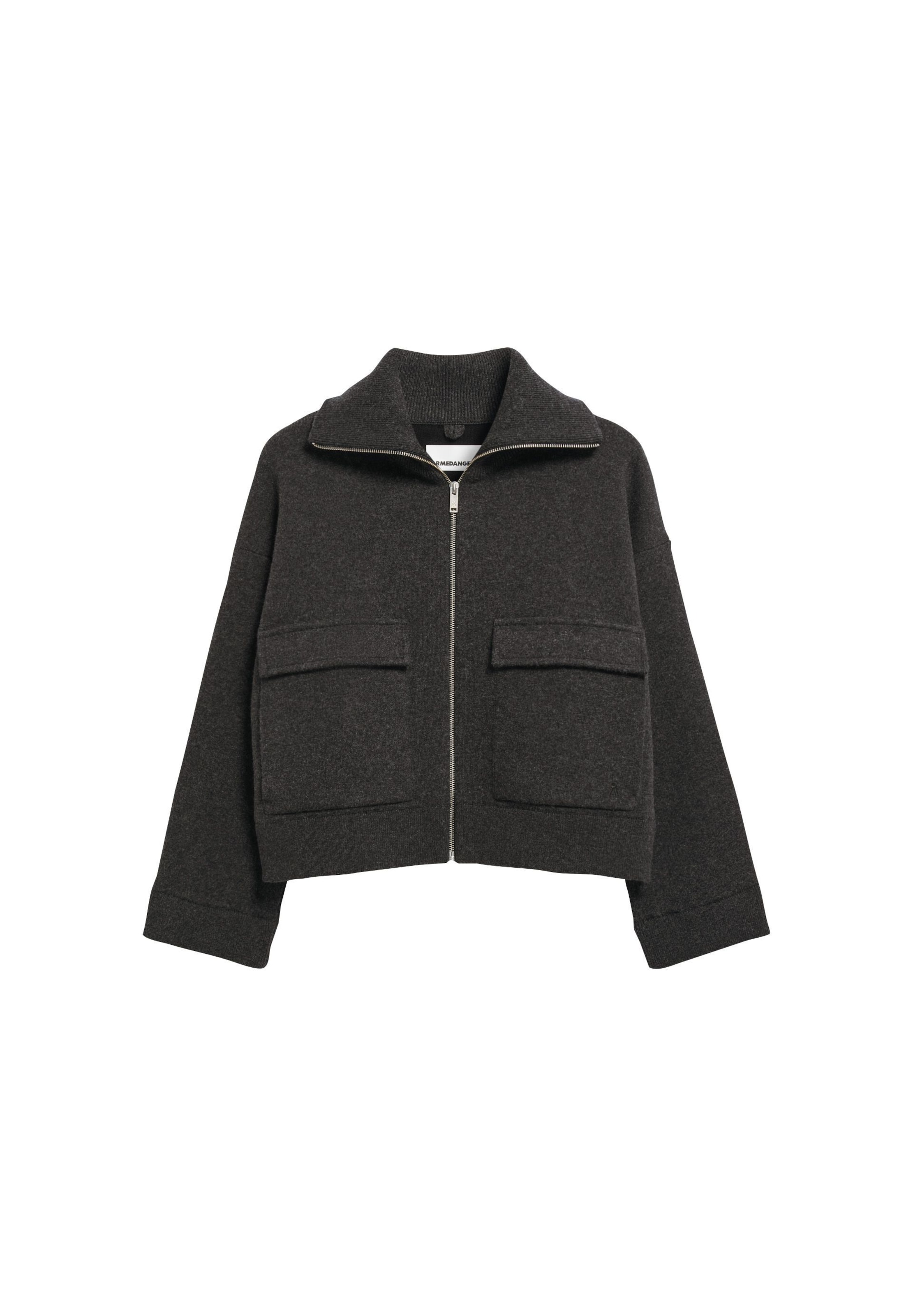 ARMEDANGELS Strickjacke in Braun: Vorderseite