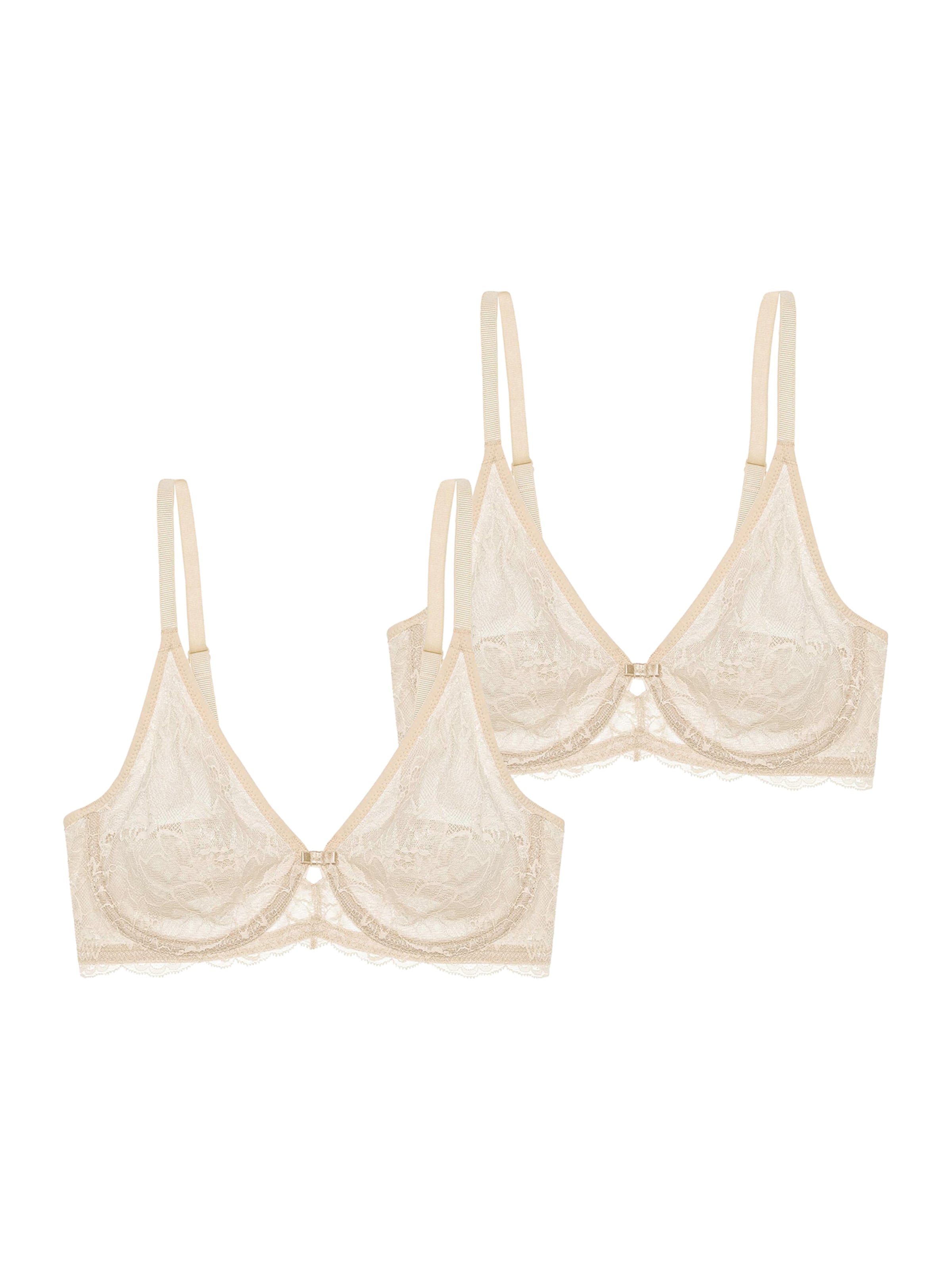Invisible Soutien-gorge ' Amourette Charm ' TRIUMPH en beige : devant