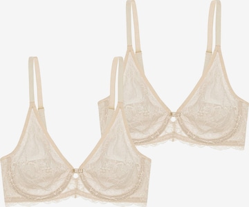 Invisible Soutien-gorge ' Amourette Charm ' TRIUMPH en beige : devant