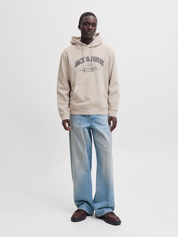 JACK & JONES Sweatshirt 'JJEDENVER' in Beige
