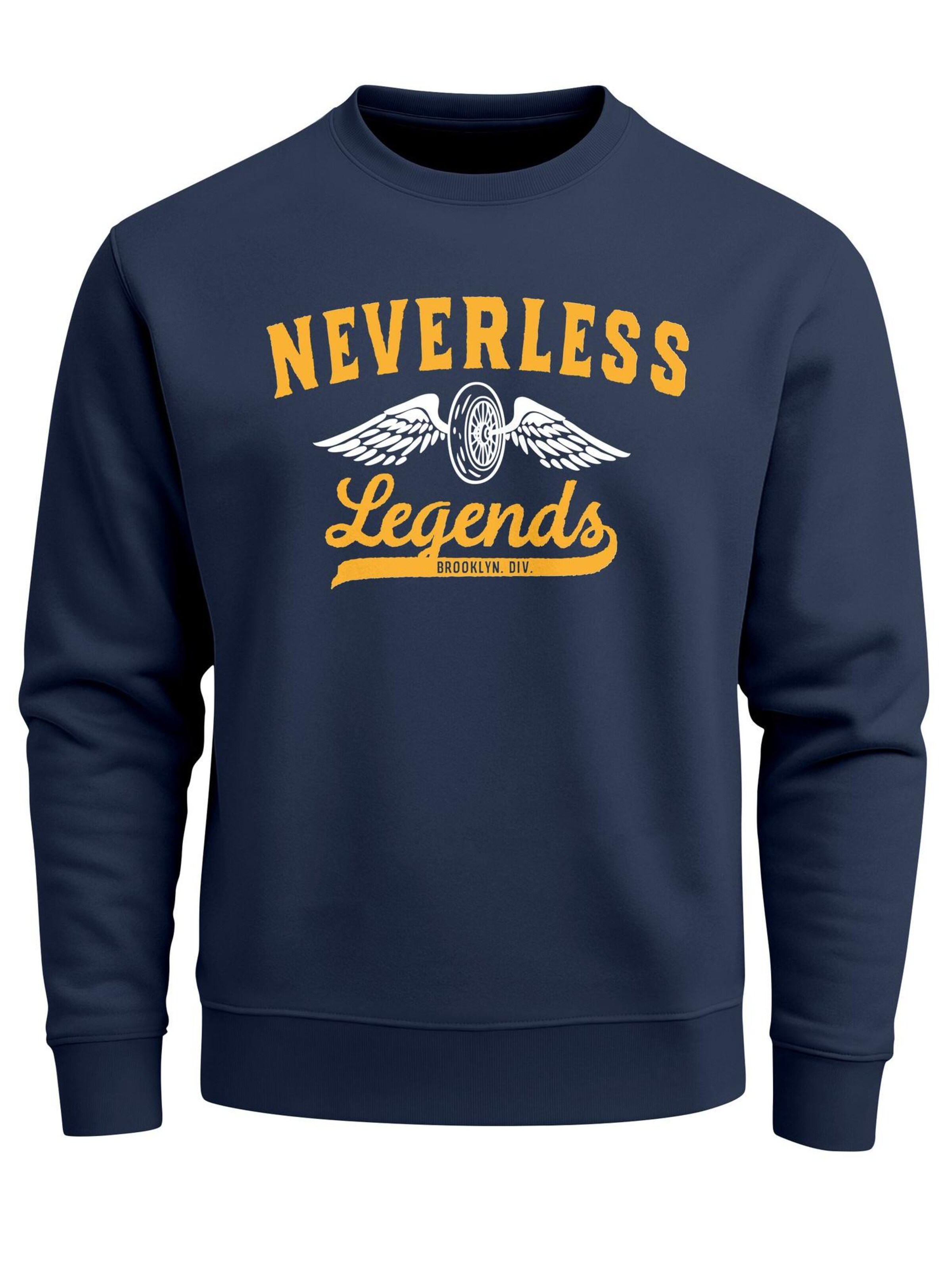 Neverless Sweatshirt 'Neverless Legends'‌ in Blau: Vorderseite