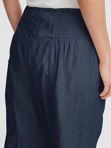 Effilé Pantalon ' PZJILL LINEN ' PULZ Jeans en bleu