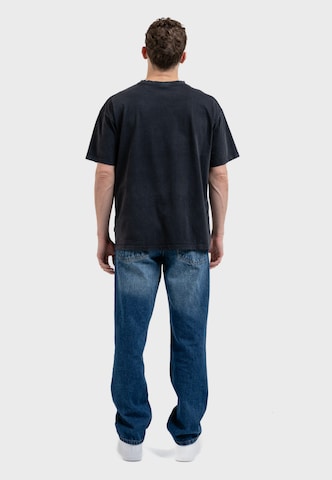 Oldskull Shirt 'Peach Dyed Basic Oldskull' in Black