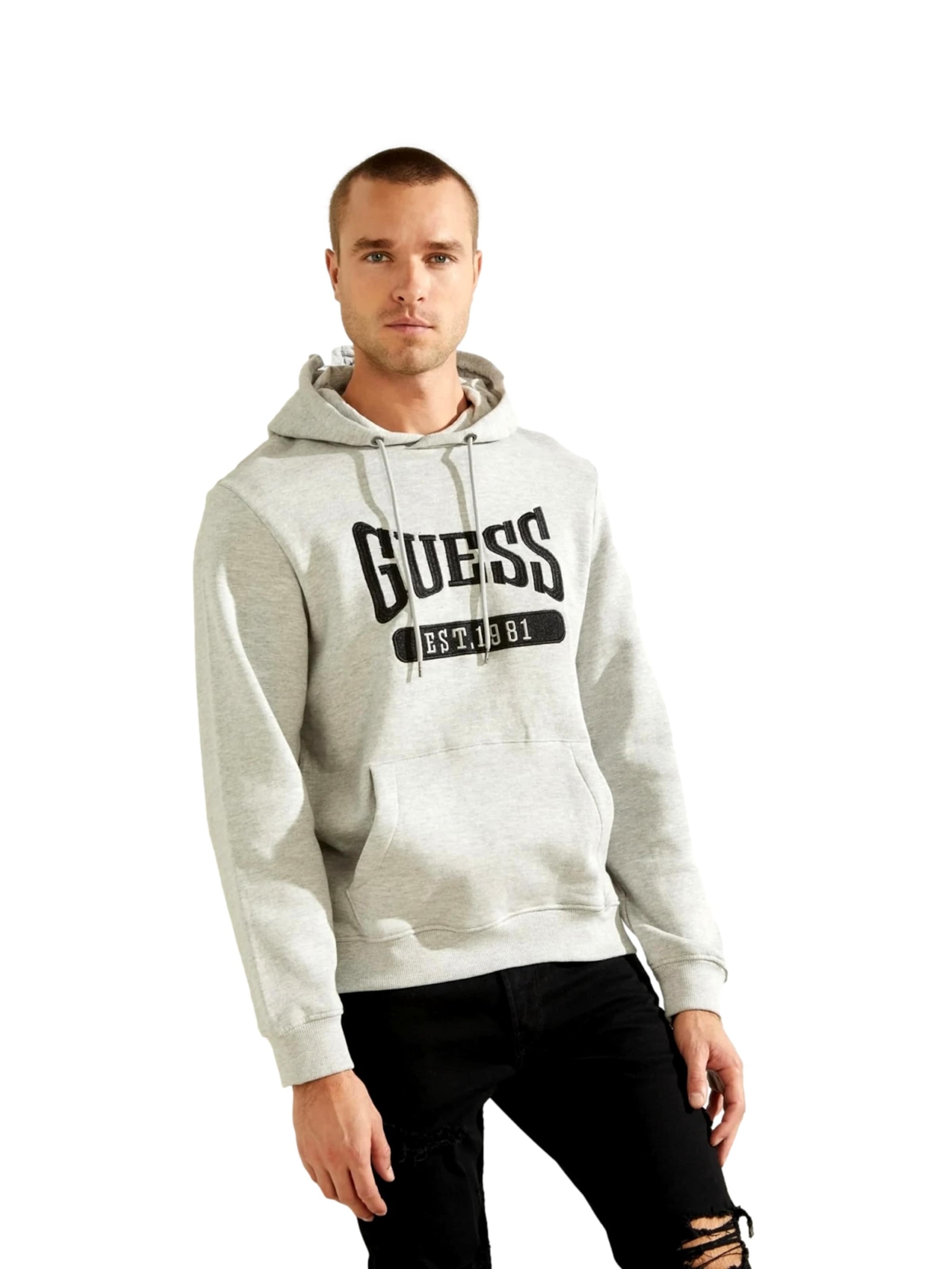 GUESS Свитер в Серый: спереди