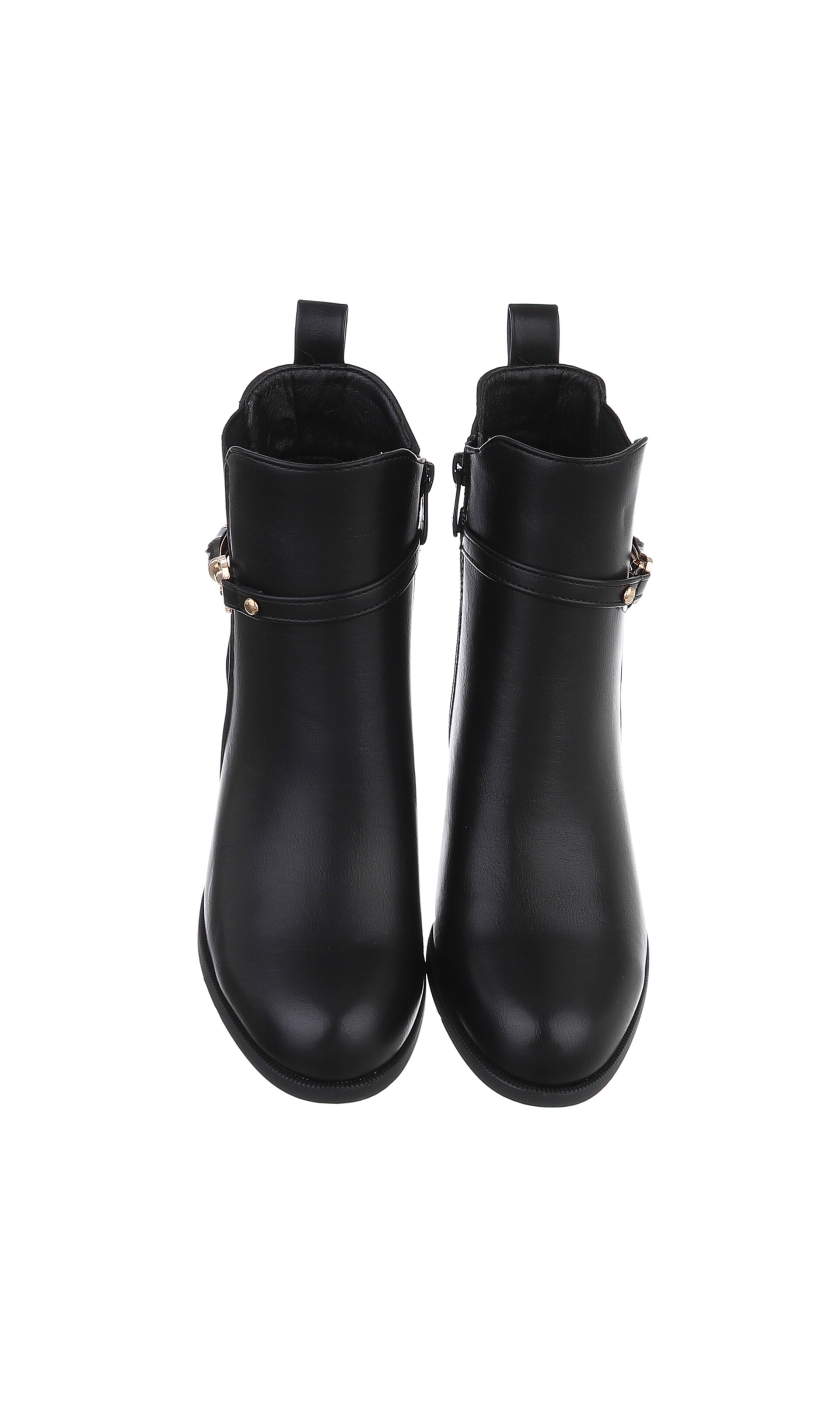 Ital-Design Stiefelette in Schwarz