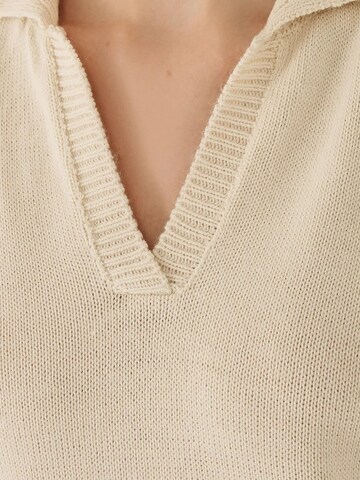 Pull-over Hiccup en beige