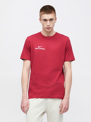 Nike Sportswear - Camiseta 'OFFICIAL' en rojo