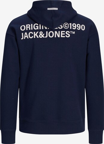 JACK & JONES Mikina 'Worldwide' – modrá