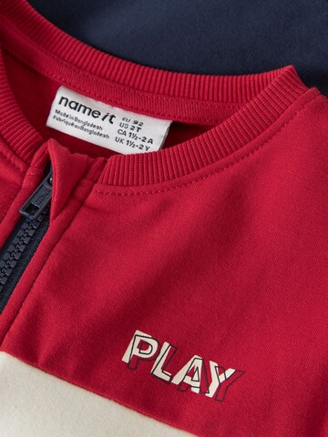 NAME IT - Sudadera con cremallera 'NMMLorcan' en azul