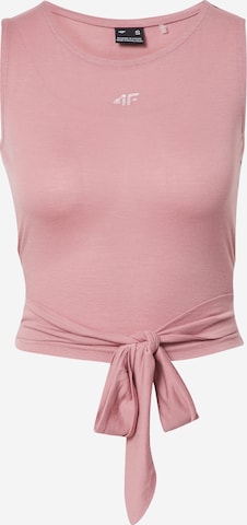 4F Sports top in Pink: front