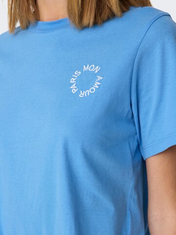 JDY T-Shirt 'TOKOY FELISA' in Blau