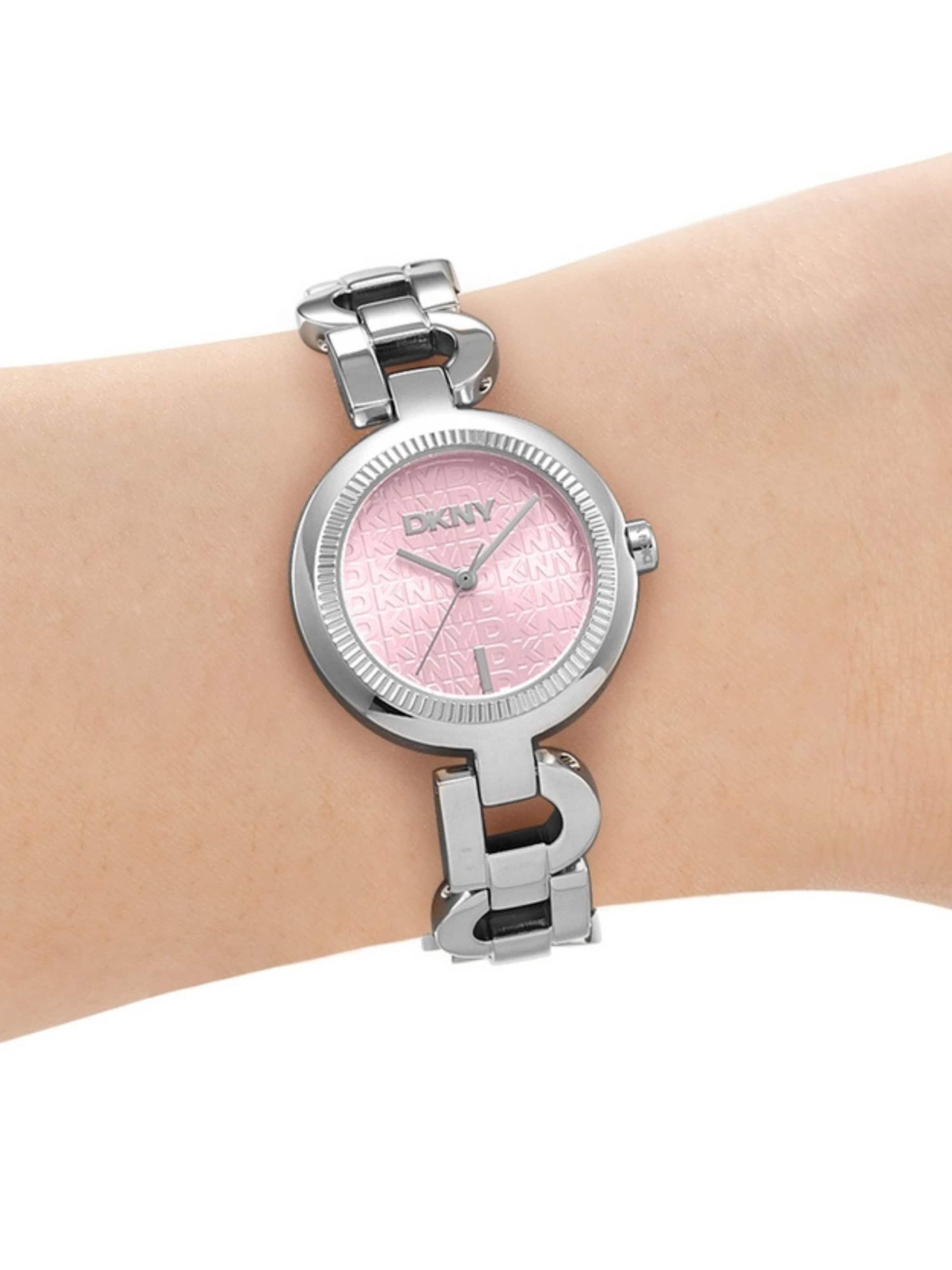 DKNY Analoog horloge in Zilver: voorkant