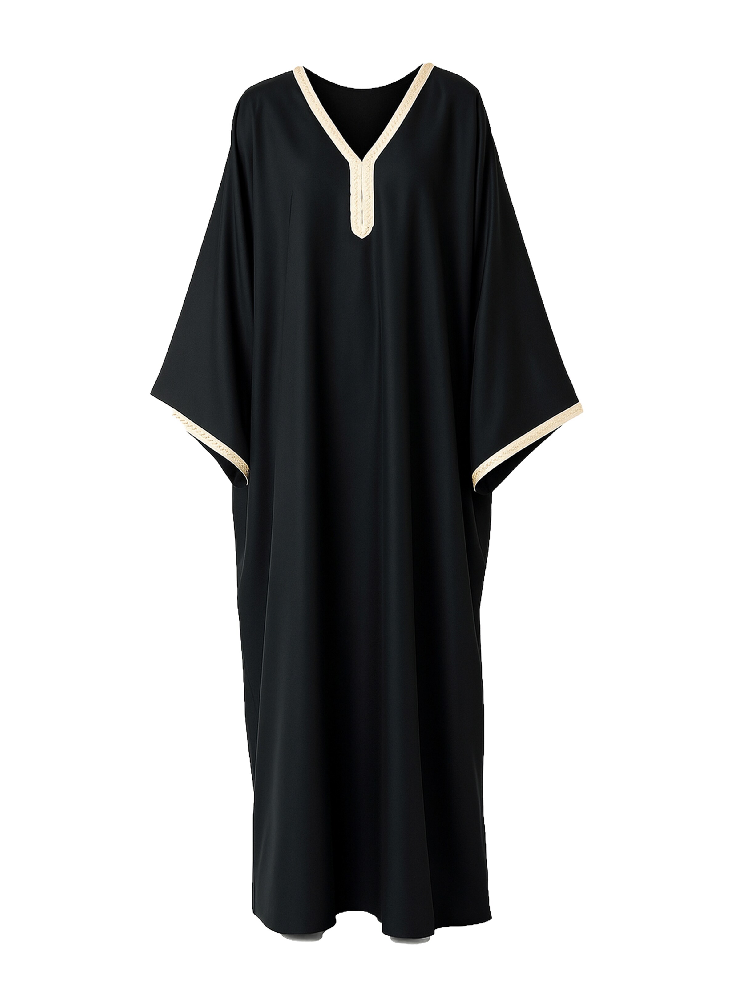 Robe Elara en noir : devant