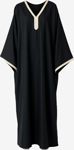 Robe Elara en noir : devant