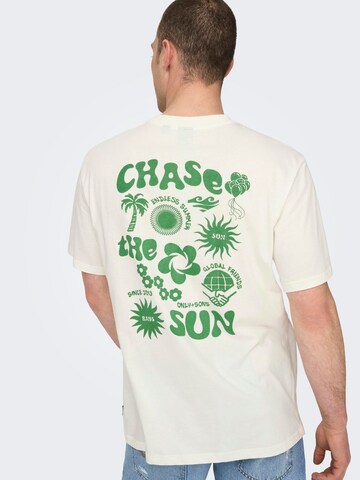 Only & Sons Shirt 'MACE' in Wit