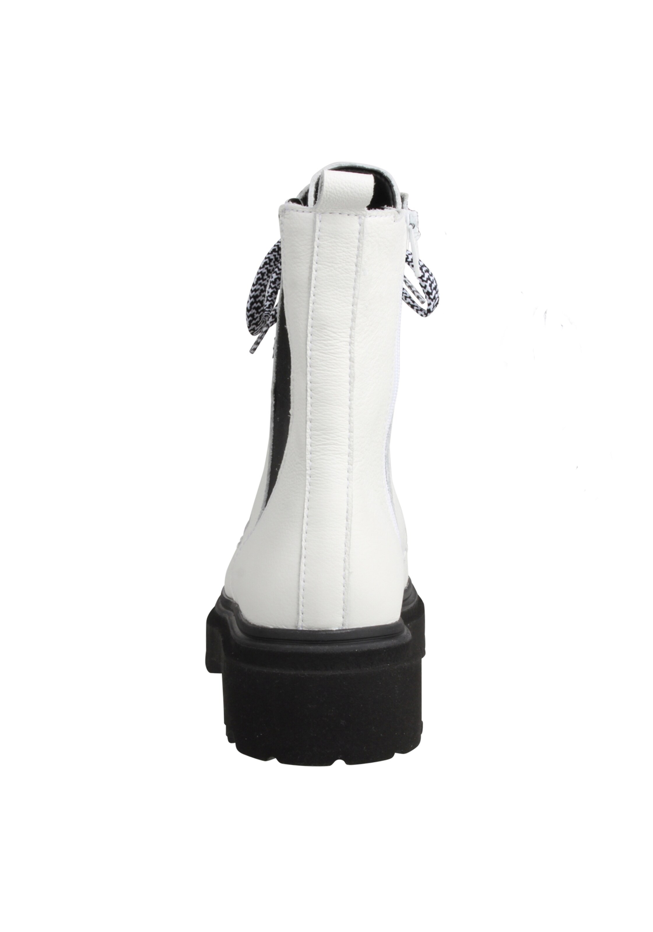 Lei by tessamino Schnürstiefelette 'Frizzi' in Weiß