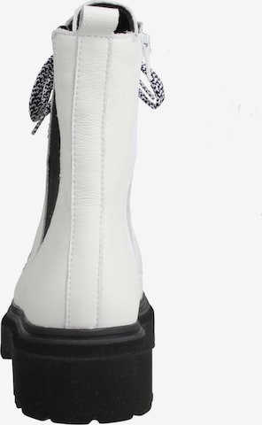 Lei by tessamino Lace-Up Ankle Boots 'Frizzi' in White