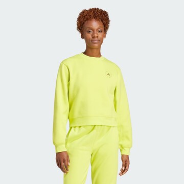 ADIDAS BY STELLA MCCARTNEY Athletic Sweatshirt in Yellow: front