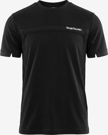 T-Shirt ' Riflesso' Sergio Tacchini en noir : devant
