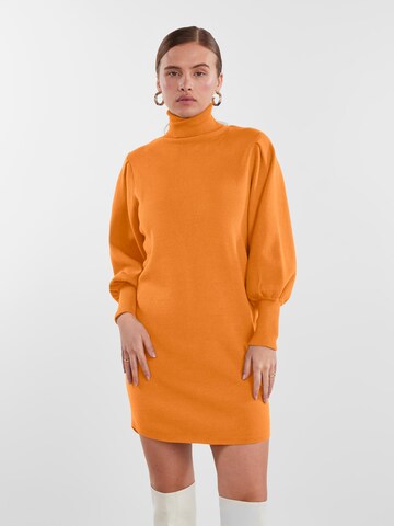 Y.A.S Knitted dress 'FONNY' in Orange: front