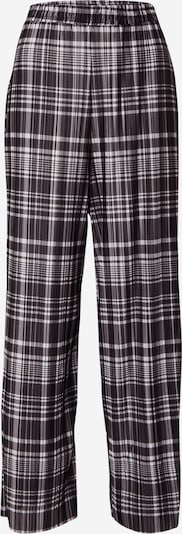 OBJECT Hlače 'OBJCHIE' u crna / bijela, Pregled proizvoda