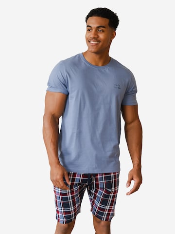 Pyjama court ' Classics ' Phil & Co. Berlin en bleu : devant