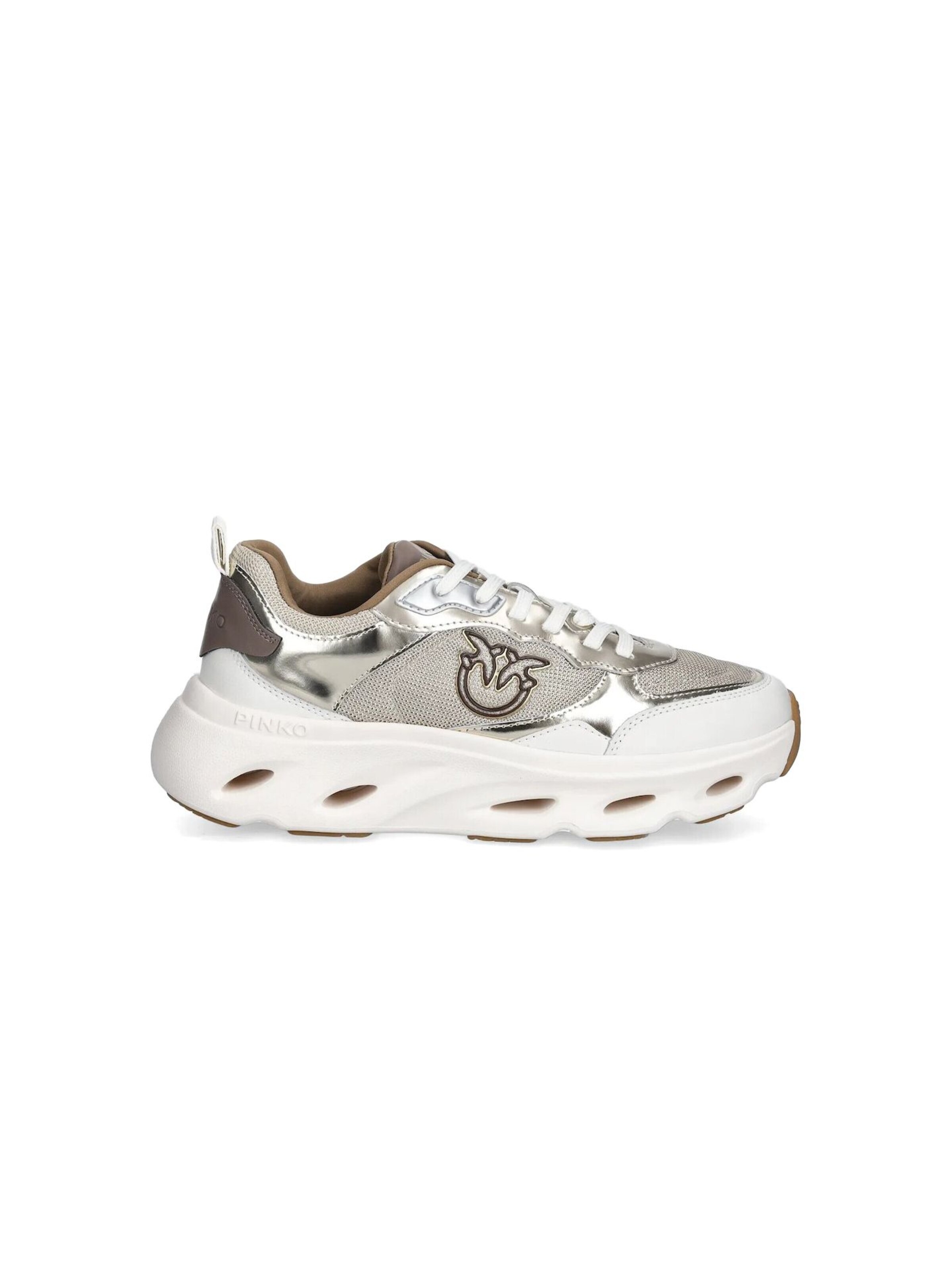 PINKO Sneakers laag in Zilver