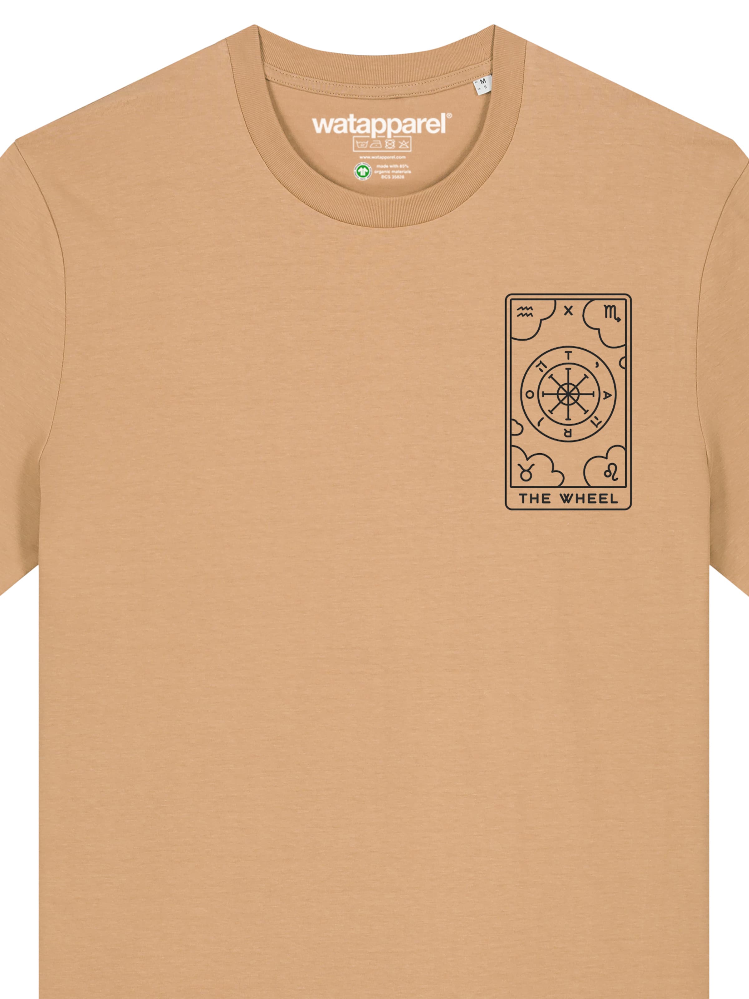 T-Shirt 'Tarot' Watapparel en beige