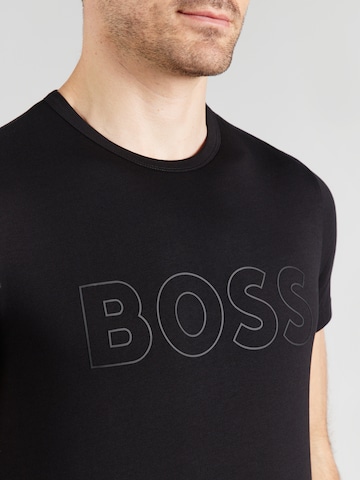 BOSS Green Shirt 'Teebo_N' in Black
